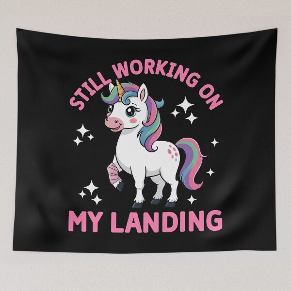 Item preview, Kids Unicorn Cast Get Well Injury Humor designed and sold by KroghDs.