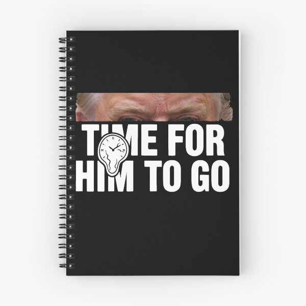 Item preview, "Time For Him To Go" Political Statement - Bold Anti-Trump designed and sold by Evaevonechi.