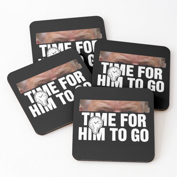 Item preview, "Time For Him To Go" Political Statement - Bold Anti-Trump designed and sold by  MOHAMED.