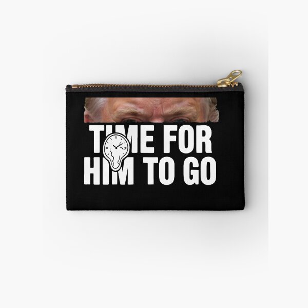 Item preview, "Time For Him To Go" Political Statement - Bold Anti-Trump designed and sold by Evaevonechi.