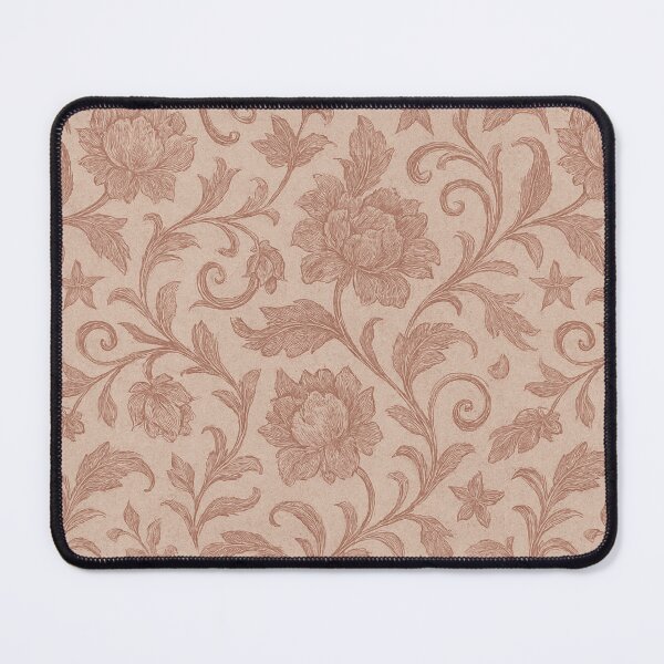 Item preview, Dusty Rose Floral Brocade designed and sold by Poetic Patterns Studio.