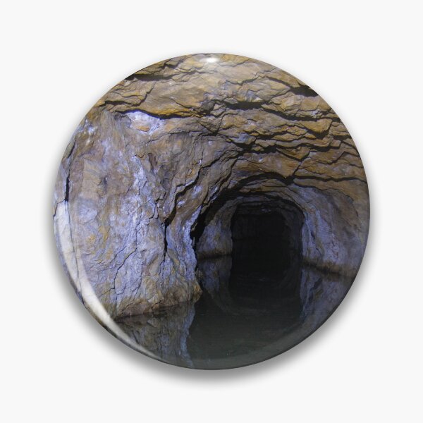 Item preview, Flooded mine tunnel – Underground tunnel with water & rock walls | Urbex photography designed and sold by MarkusUrbex.