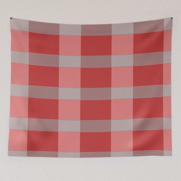 Item preview, Square pattern | Red squares | Gray squares designed and sold by dfly-creations.