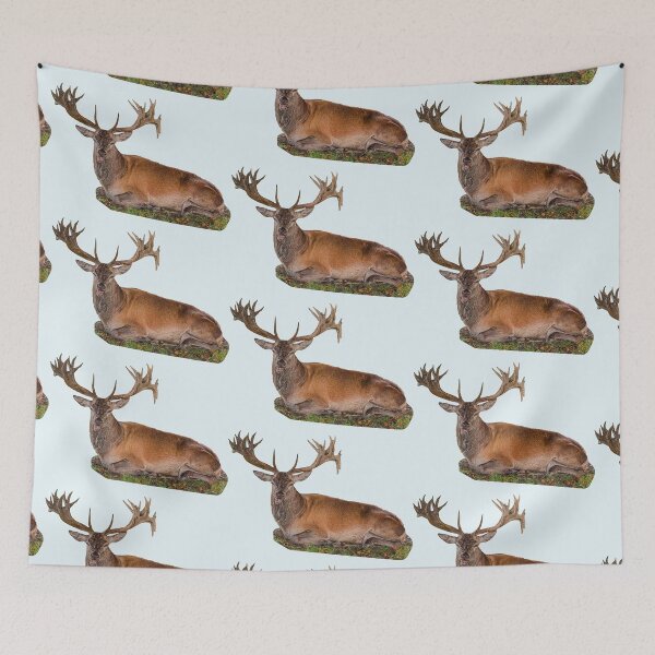 Item preview, Red Deer Stag having a rest designed and sold by Dalyndigital Photography.