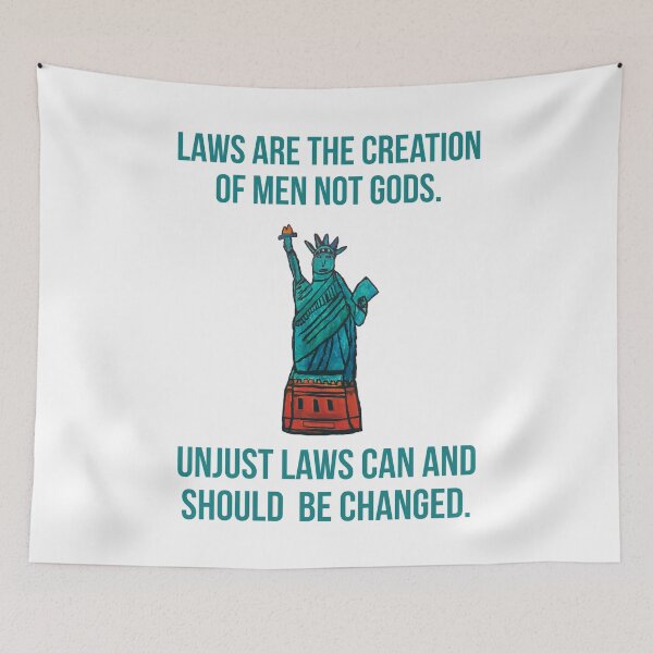 Item preview, Unjust laws  designed and sold by Rachel the Artist .