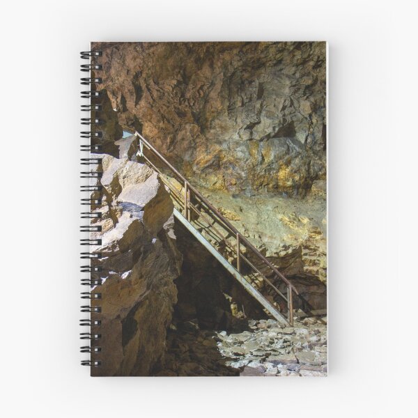 Item preview, Old mine shaft with metal walkway – underground rock chamber | Urbex & mining photography designed and sold by MarkusUrbex.
