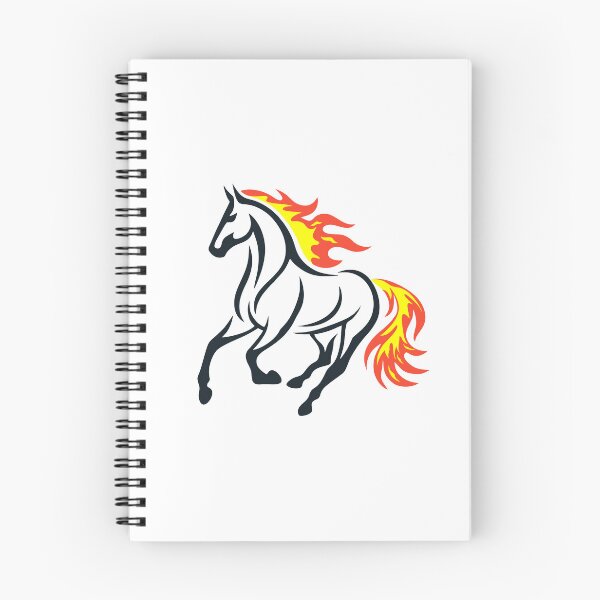 Item preview, Fire Horse | Minimal Horse With Flames designed and sold by Hydravisions.