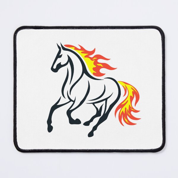 Item preview, Fire Horse | Minimal Horse With Flames designed and sold by Hydravisions.