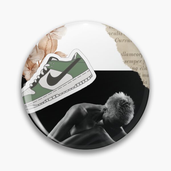Item preview, Green Editorial Collage with Flowers and Sneakers designed and sold by HIGHSQUARE.