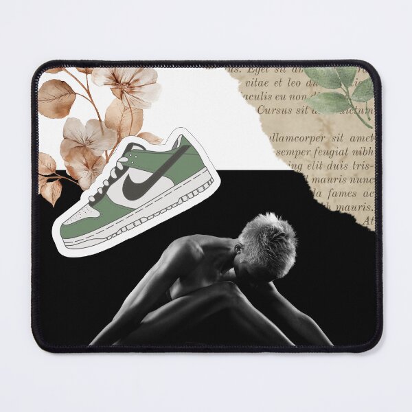 Item preview, Green Editorial Collage with Flowers and Sneakers designed and sold by HIGHSQUARE.