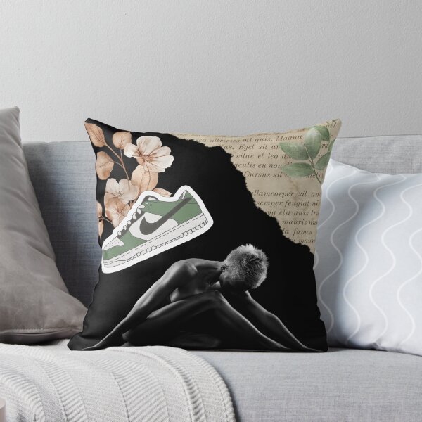 Item preview, Green Editorial Collage with Flowers and Sneakers designed and sold by HIGHSQUARE.