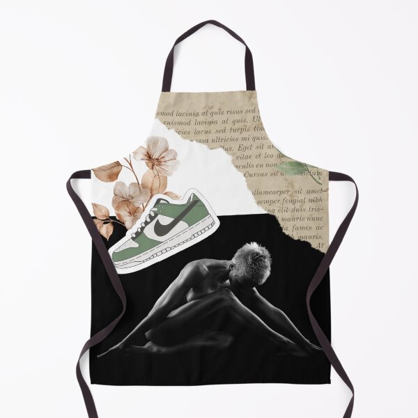 Item preview, Green Editorial Collage with Flowers and Sneakers designed and sold by HIGHSQUARE.