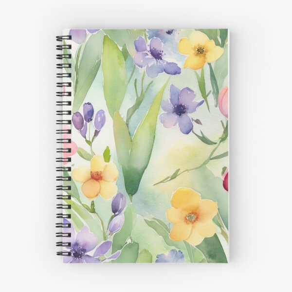 Item preview, Spring Flowers Watercolor – Botanical Floral Wall Art designed and sold by sana designer.