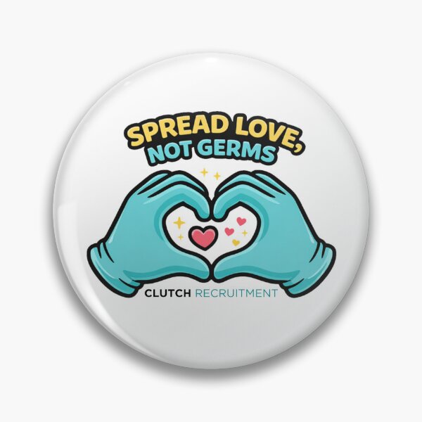 Item preview, Spread Love, Not Germs designed and sold by clutchREC.