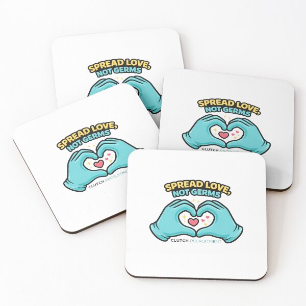 Item preview, Spread Love, Not Germs designed and sold by clutchREC.