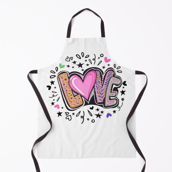 Item preview, Pink Black Funky Modern Love Text Cutout T-Shirt designed and sold by Moodkine.