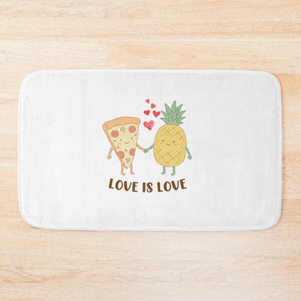 Item preview, Pineapple Pizza Love is Love Cute Pride designed and sold by Kondi-Art.