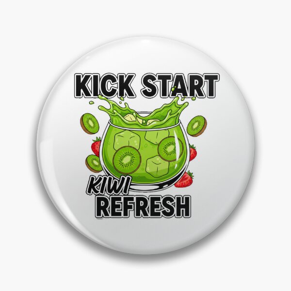 Item preview, Kick Start – Kiwi Refresh Fruit Drink Illustration designed and sold by C3J7.