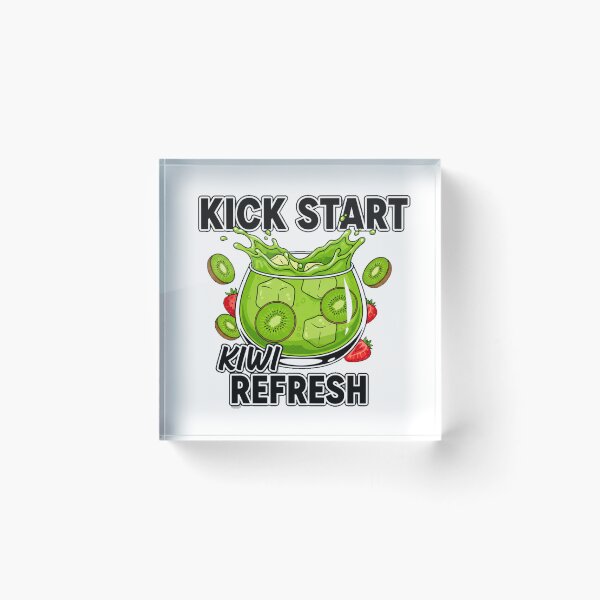 Item preview, Kick Start – Kiwi Refresh Fruit Drink Illustration designed and sold by C3J7.