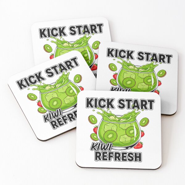 Item preview, Kick Start – Kiwi Refresh Fruit Drink Illustration designed and sold by C3J7.