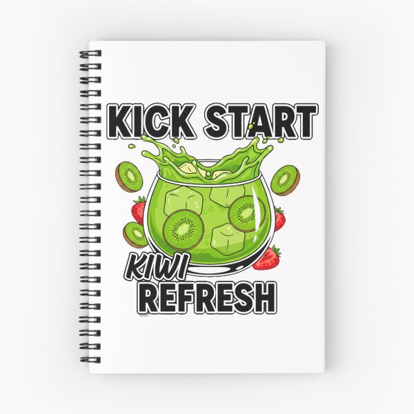 Item preview, Kick Start – Kiwi Refresh Fruit Drink Illustration designed and sold by C3J7.