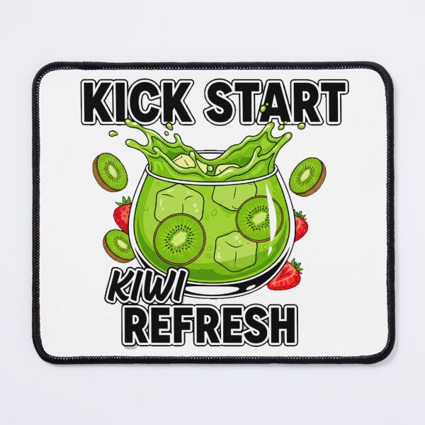 Item preview, Kick Start – Kiwi Refresh Fruit Drink Illustration designed and sold by C3J7.