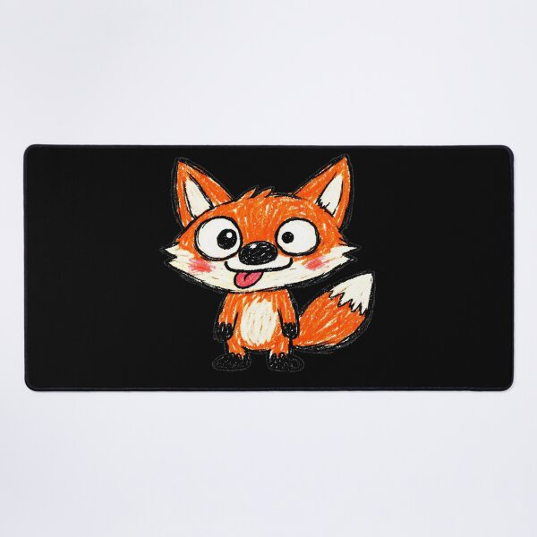 Item preview, Cute Fox – Childlike Ugly Cute Doodle designed and sold by SweetlyUgly.