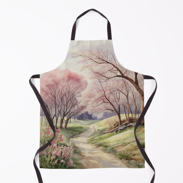 Item preview, First Day Of Spring Hello Spring Watercolor – Floral Wall Art designed and sold by sana designer.