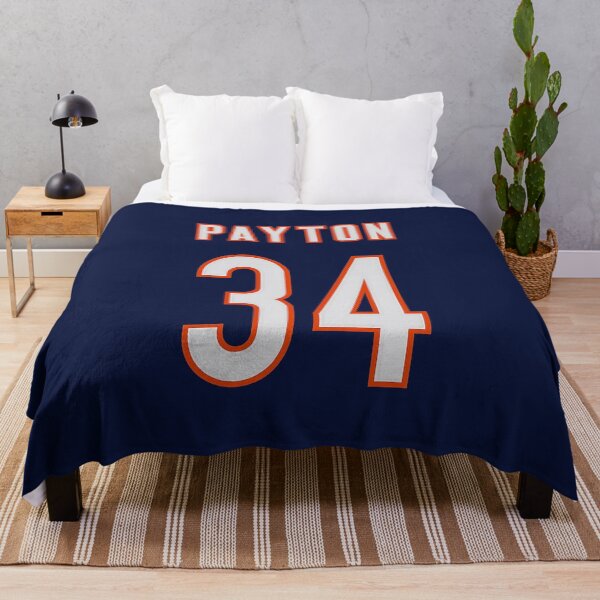 Item preview, Walter Payton #34 Jersey Typography Art – Classic Football Tribute designed and sold by TheArtOfCar.