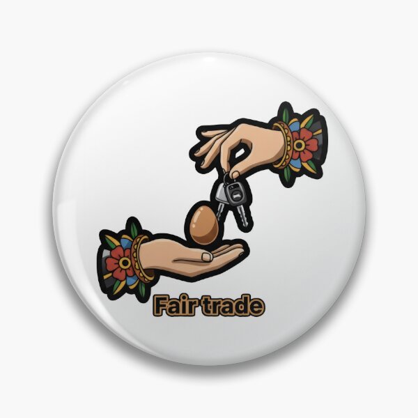 Item preview, Fair Trade – Satirical Egg Inflation Design designed and sold by Studio23:45.
