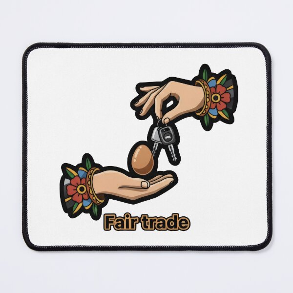 Item preview, Fair Trade – Satirical Egg Inflation Design designed and sold by Studio23:45.