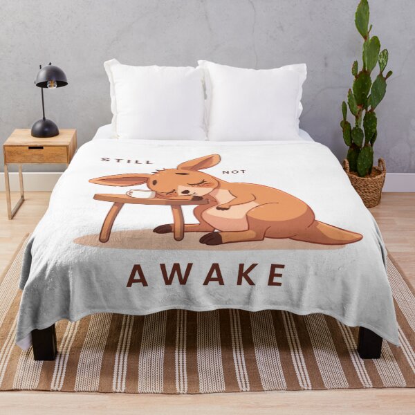 Item preview, Still Not Awake Kangaroo Coffee Illustration designed and sold by tuarina.
