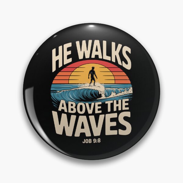 Item preview, He Walks Above the Waves designed and sold by theartfulaspie.