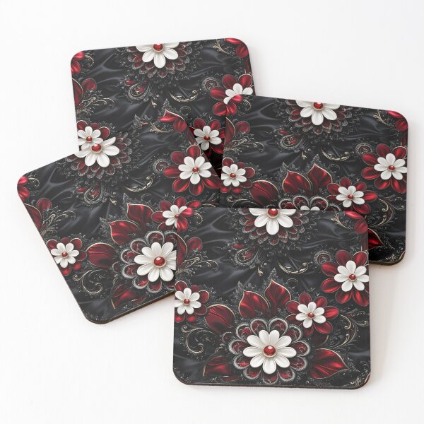 Item preview, Crimson Velvet Bloom designed and sold by Kaleidoscope Print.