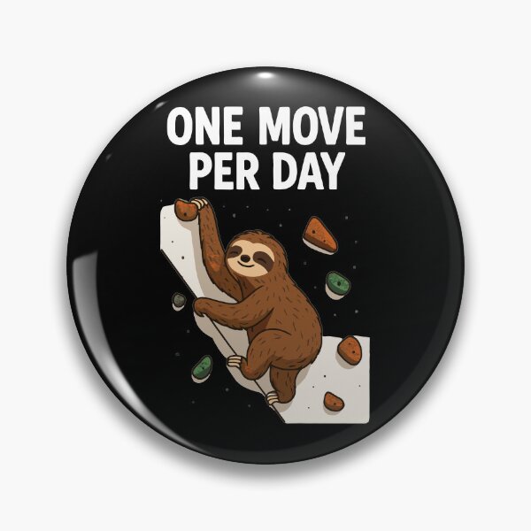 Item preview, Sloth Bouldering: One Move Per Day Design designed and sold by Pineapple-Tree.