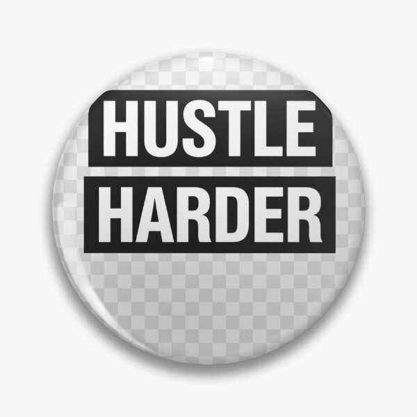 Item preview, Hustle Harder Minimal Quote T-Shirt designed and sold by boldmindx.