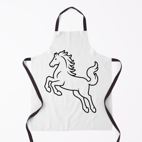 Item preview, Rearing Horse Outline - Minimal Line Art designed and sold by Hydravisions.