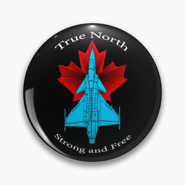 Item preview, True North, Strong and Free - Gripen Anthem Crest designed and sold by waterdragon0265.