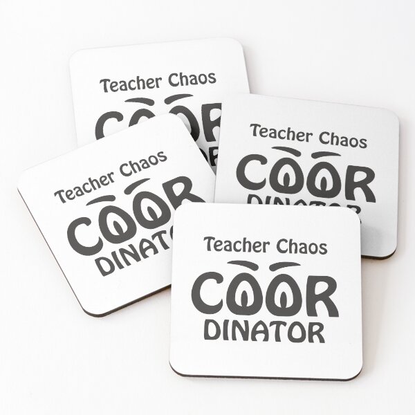 Item preview, Teacher Chaos Coordinator - Funny Groovy Educator Design designed and sold by ArystDesign.