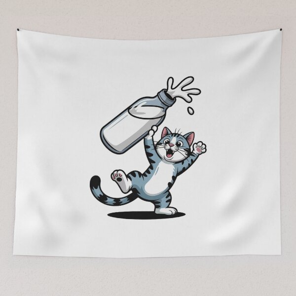 Item preview, Milk 182 Cat Splash designed and sold by YounexxART.