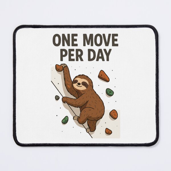 Item preview, Sloth Bouldering: One Move Per Day Design designed and sold by Pineapple-Tree.