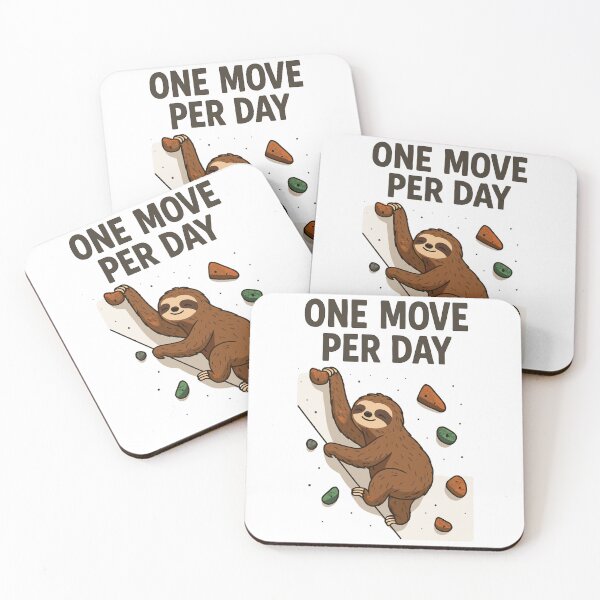 Item preview, Sloth Bouldering: One Move Per Day Design designed and sold by Pineapple-Tree.