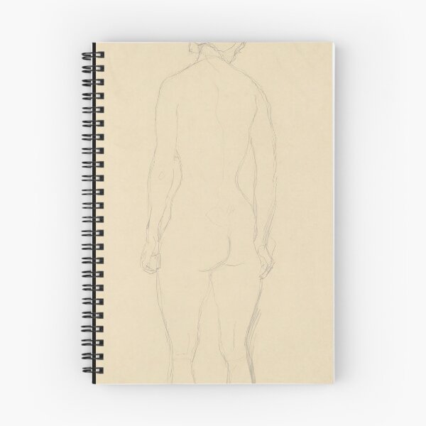 Item preview, Copy of Standing Girl in Coat Study for the Portrait Mäda Primavesi by Gustav Klimt: Minimalist Line Art Poster designed and sold by artofuniverse.