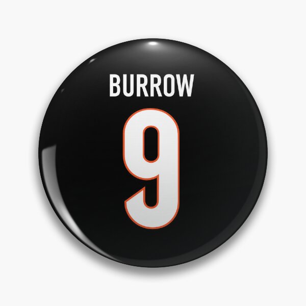Item preview, Joe Burrow #9 Jersey Typography Art designed and sold by TheArtOfCar.