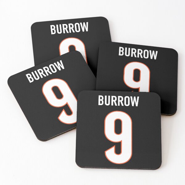 Item preview, Joe Burrow #9 Jersey Typography Art designed and sold by TheArtOfCar.