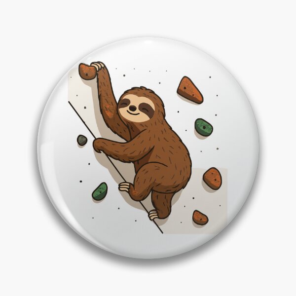 Item preview, Boulder sloth for climbing fans designed and sold by Pineapple-Tree.