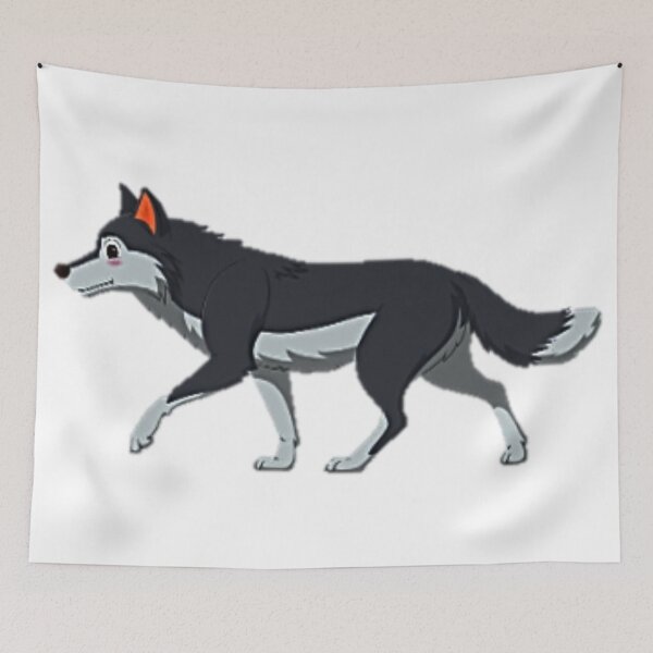 Item preview, Cute Wolf Illustration designed and sold by NoxLand.