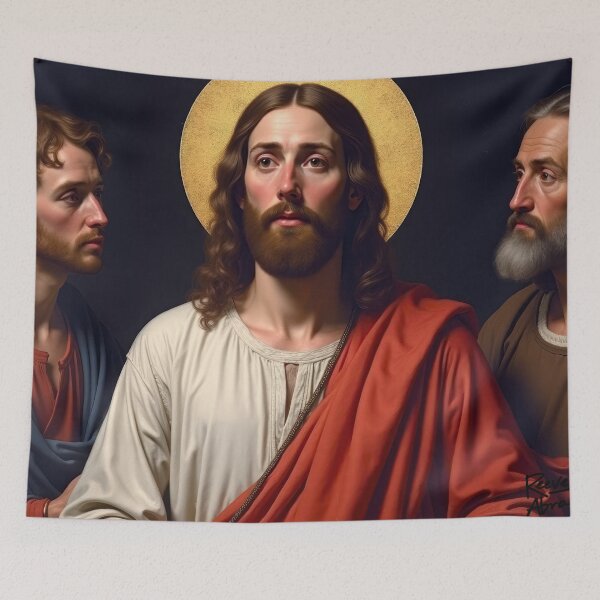 Item preview, Christ Surrounded by Disciples - Inspired by Renaissance Artwork designed and sold by Pastor Reeves Studio.