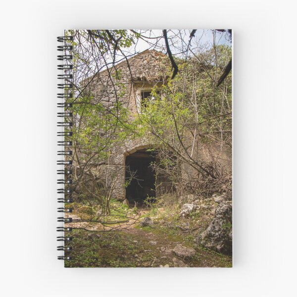 Item preview, Dolova Village Ruins – Abandoned stone hut in overgrown vegetation | Urbex Lost Place Photography designed and sold by MarkusUrbex.