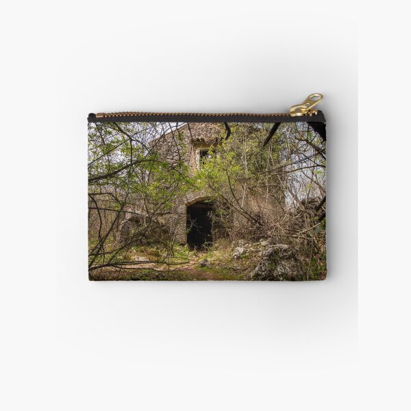 Item preview, Dolova Village Ruins – Abandoned stone hut in overgrown vegetation | Urbex Lost Place Photography designed and sold by MarkusUrbex.